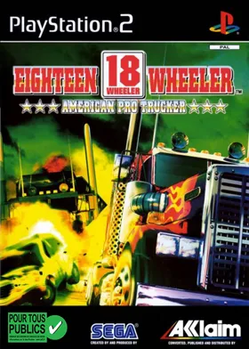 18 Wheeler - American Pro Trucker (Japan) box cover front